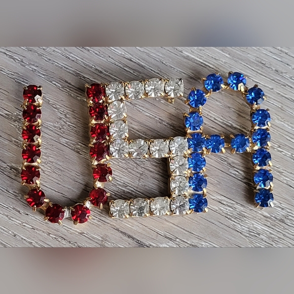 Rhinestone brooch, 🇺🇸 USA - Picture 3 of 7